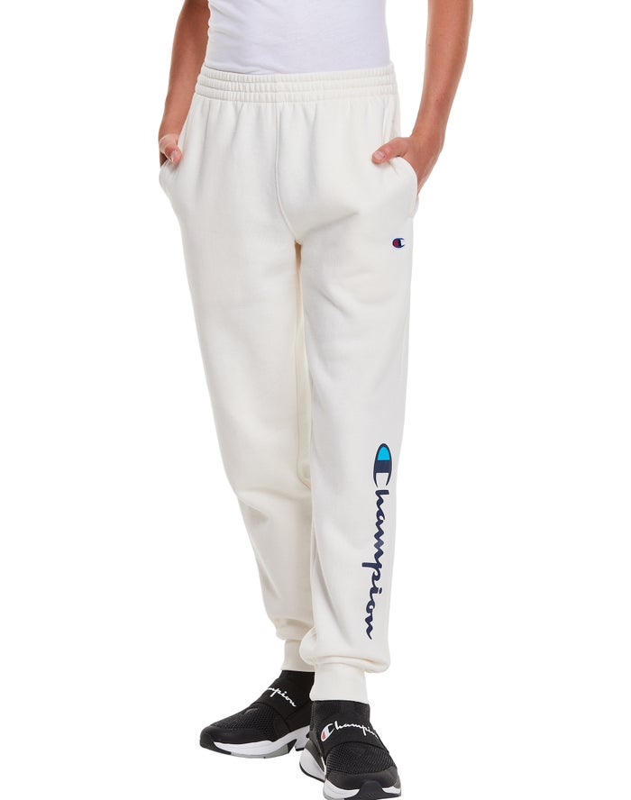 Champion Joggingbroek Jongens - Room - Fleece Script Logo ( 941526-PUF )